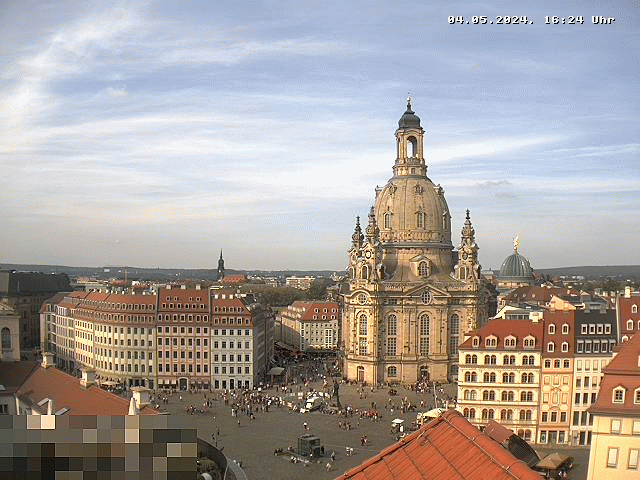 www.gruenesgewoelbe.de - Webcam | Mit Blick auf die prachtvolle Frauenkirche